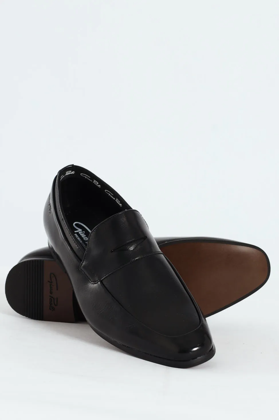 Penny Moccasin Slip On - Black sold by Edgars