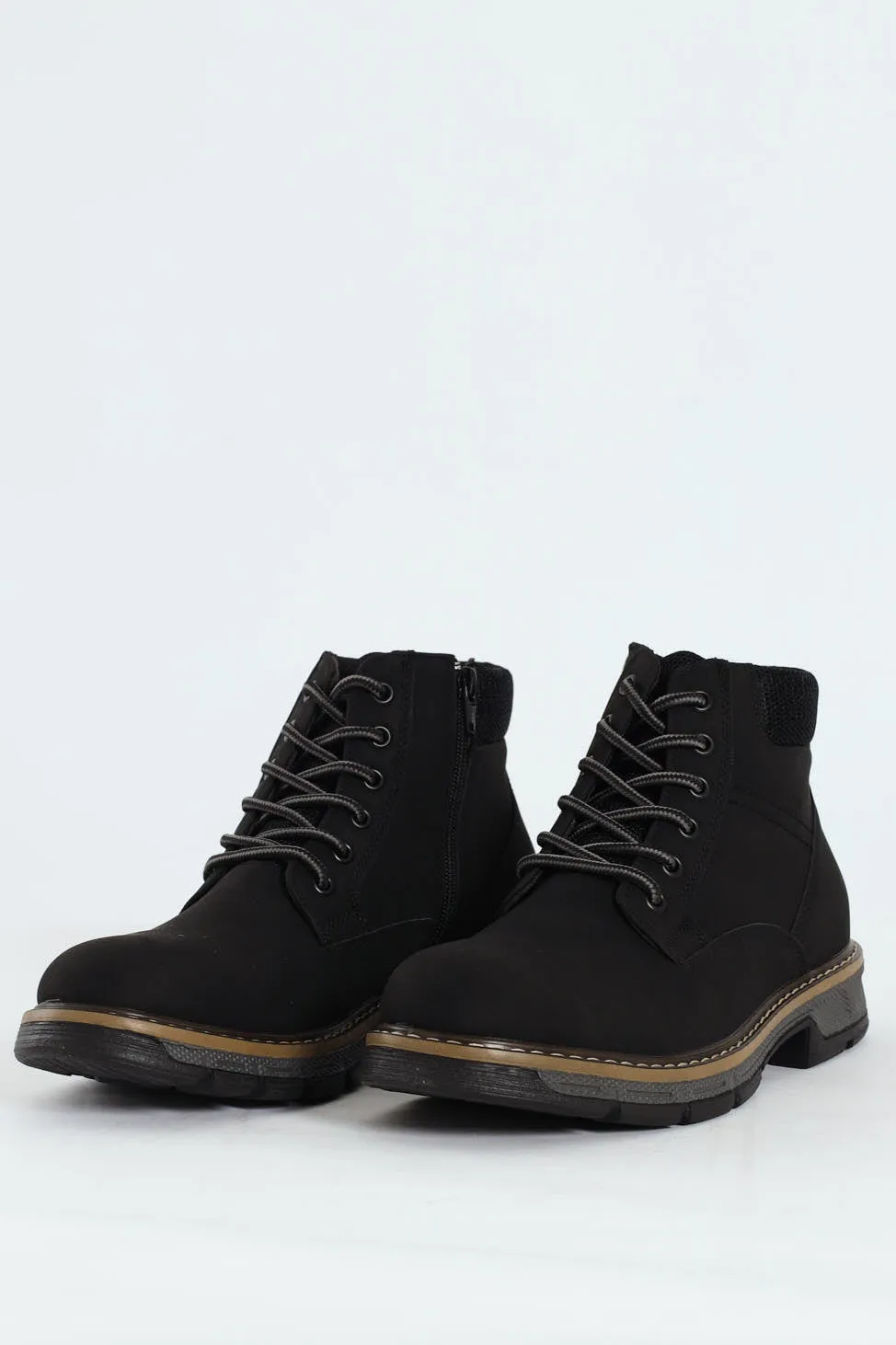Lace Up Worker Boot - Black sold by Edgars product image thumbnail 5