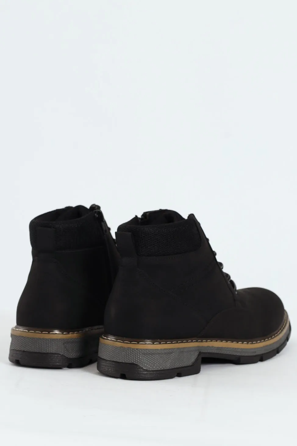 Lace Up Worker Boot - Black sold by Edgars product image thumbnail 3
