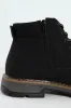 Lace Up Worker Boot - Black sold by Edgars