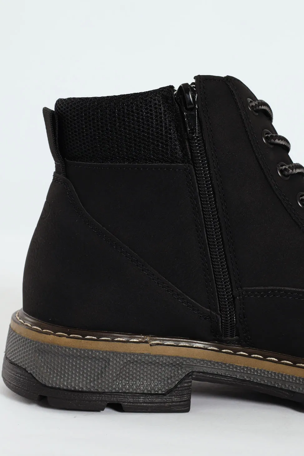 Lace Up Worker Boot - Black sold by Edgars product image thumbnail 2