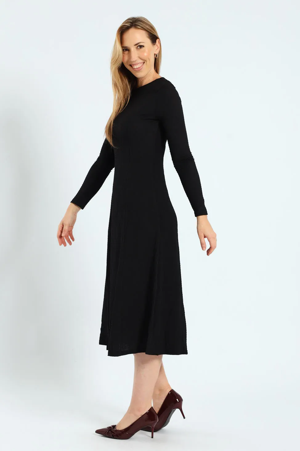 Fit & Flare Panelled Knit Midi Dresses sold by Edgars product image thumbnail 2