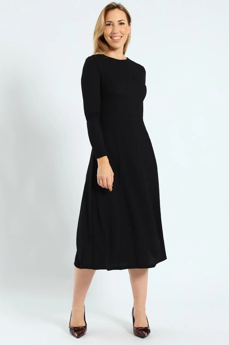 Fit & Flare Panelled Knit Midi Dresses sold by Edgars product image thumbnail 3