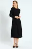 Fit & Flare Panelled Knit Midi Dresses sold by Edgars