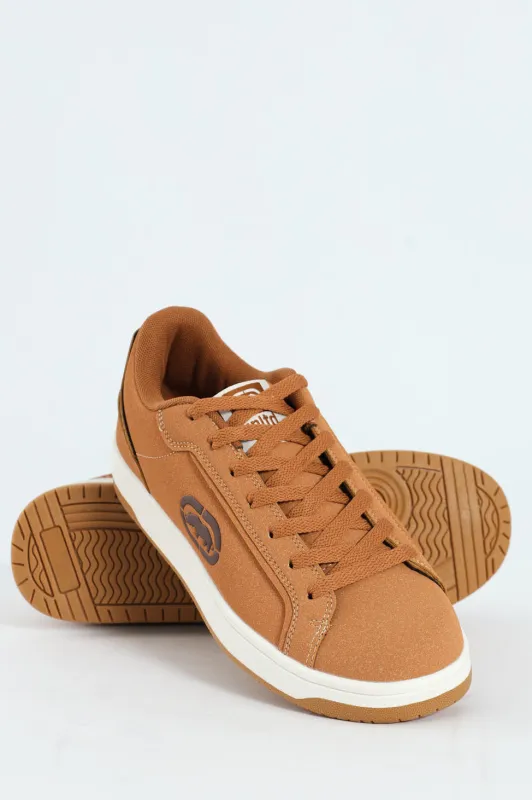 Lace Up Sneaker With Rhino Embossing - Brown sold by Edgars