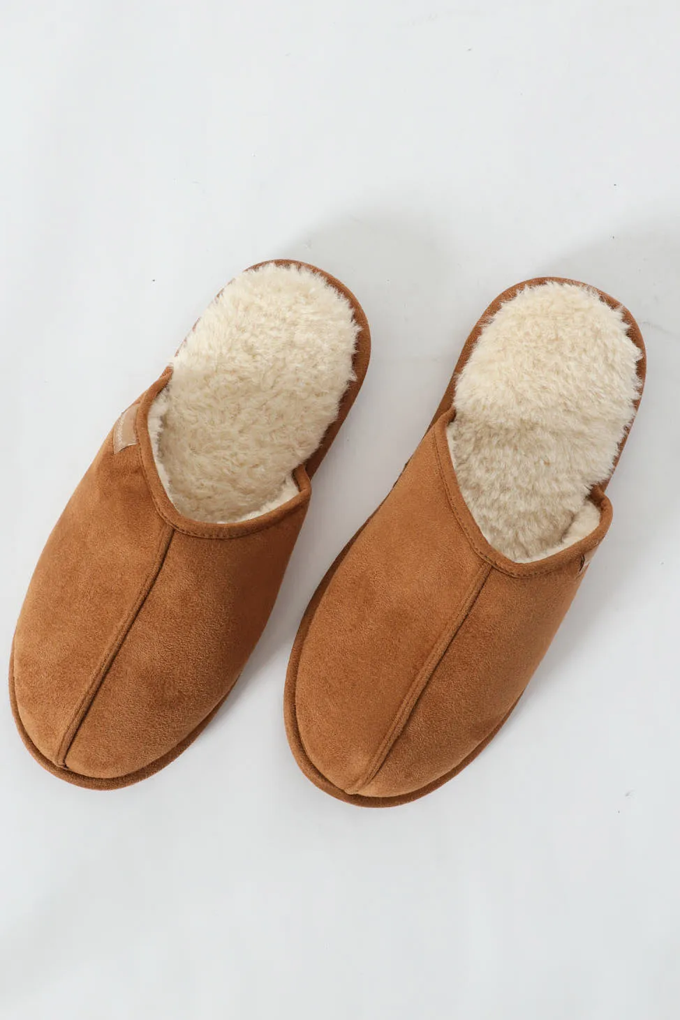 Martin Open Back Slipper - Tan sold by Edgars