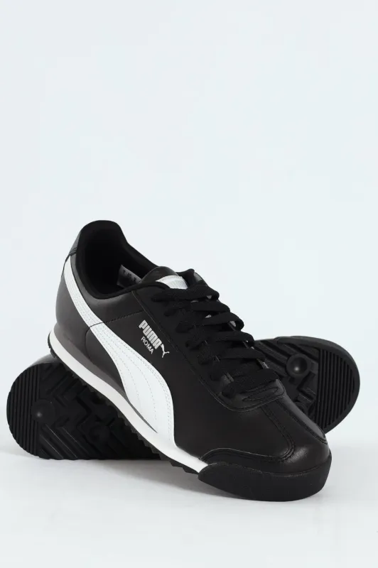 Roma Basic Sneaker - Black/White sold by Edgars