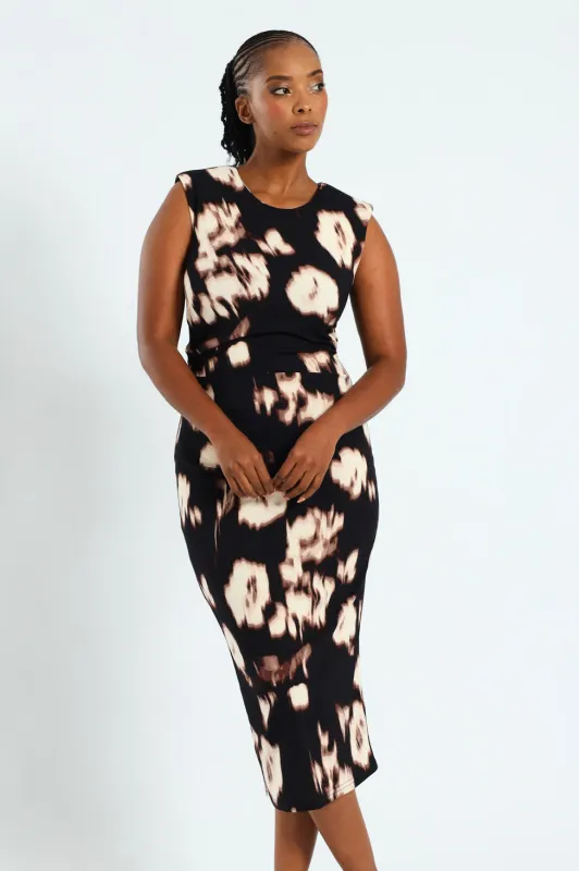 Side Ruched Midi Dress sold by Edgars