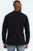 Raglan Sleeve Waffle Tee - Black sold by Edgars