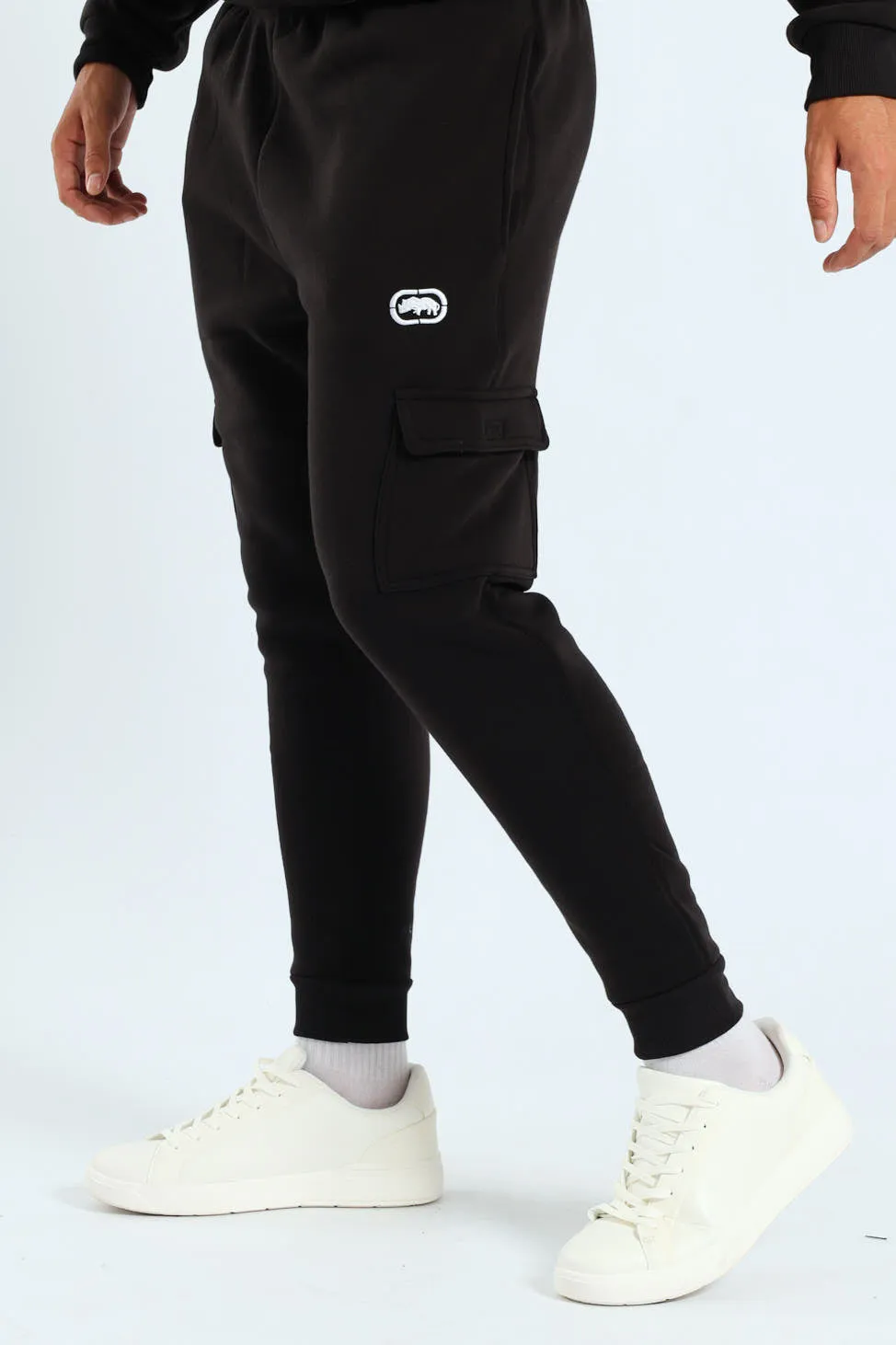Core Fleece Cargo Jogger - Black sold by Edgars