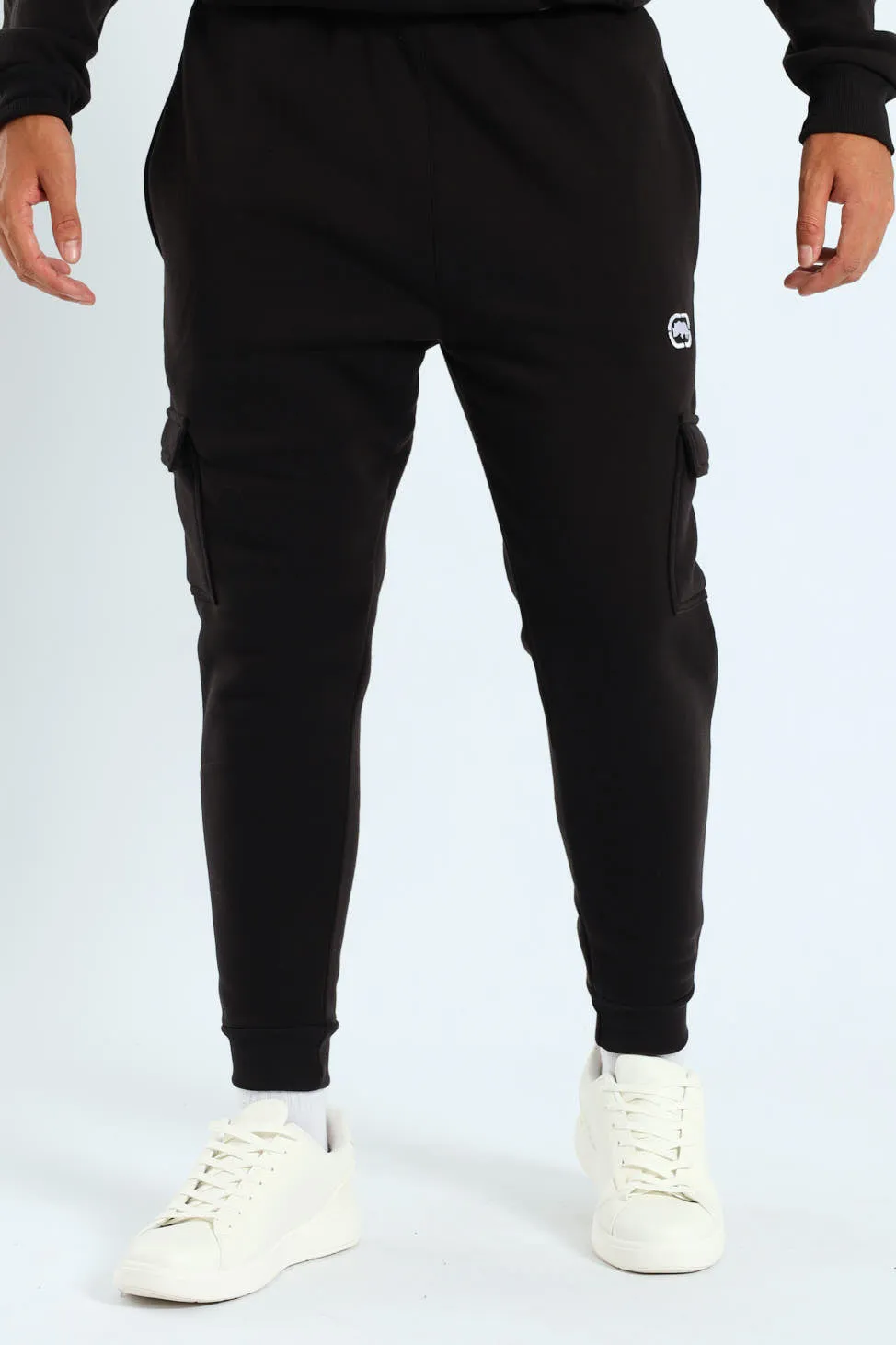 Core Fleece Cargo Jogger - Black sold by Edgars product image thumbnail 2