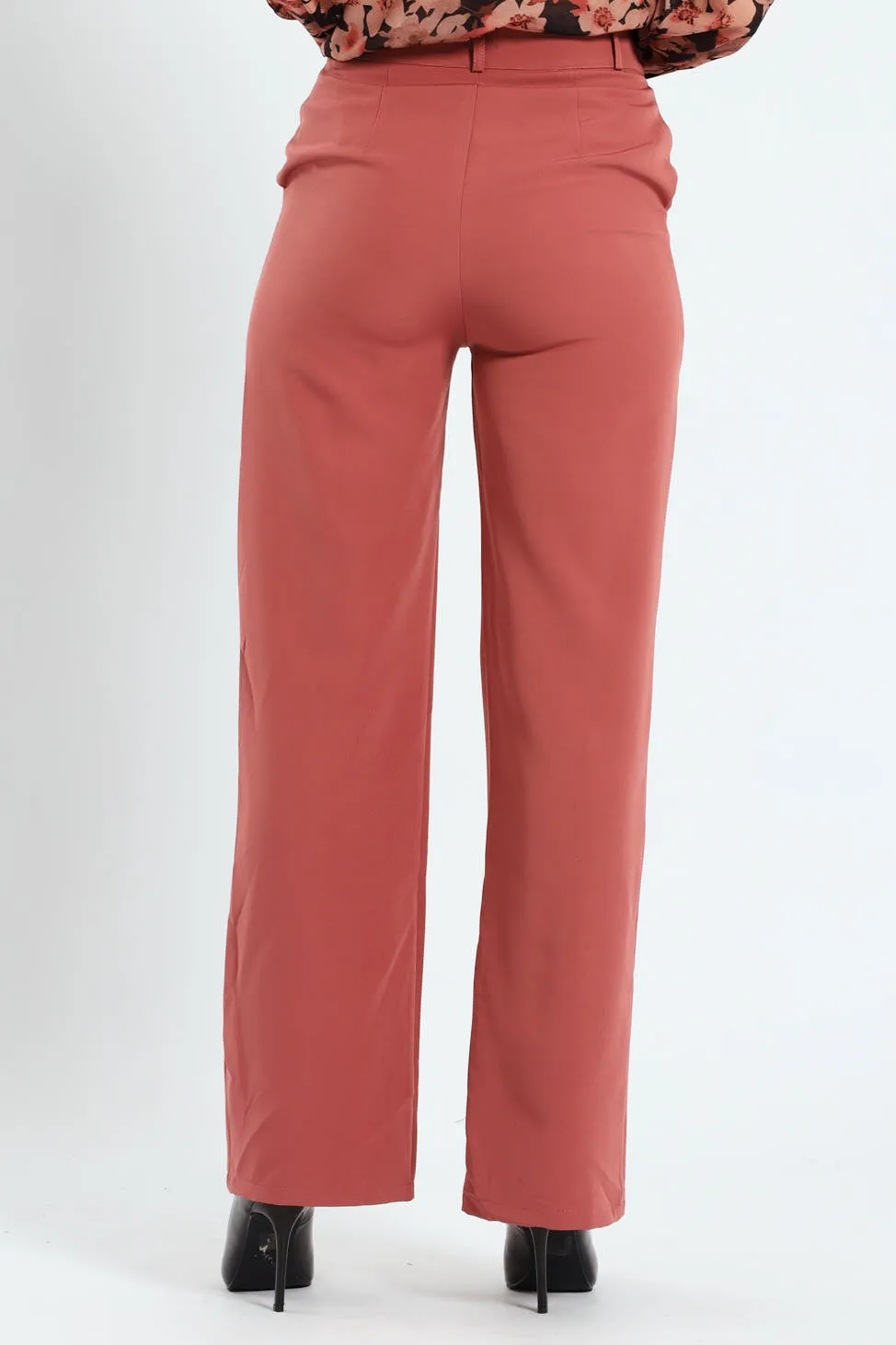 Double Button Pintuck Straight Leg Pants - Deco Rose sold by Edgars product image thumbnail 4