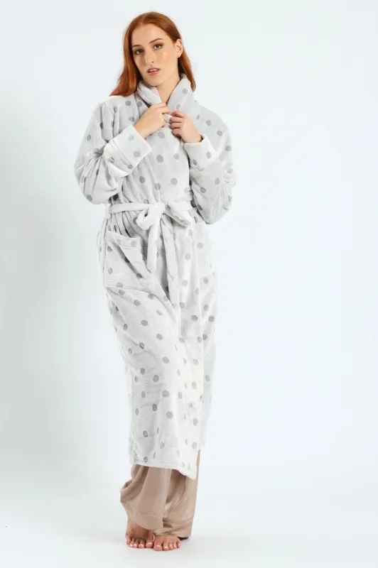 Embossed Gown - Grey sold by Edgars
