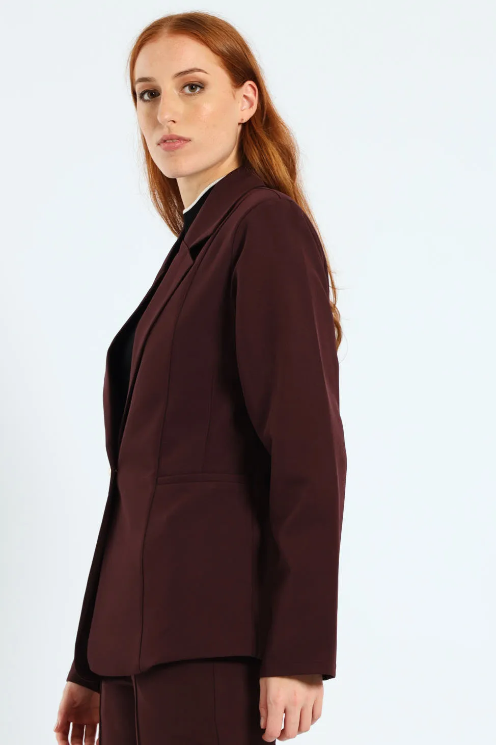 Darted Welt Pocket Blazer - Plum sold by Edgars product image thumbnail 2