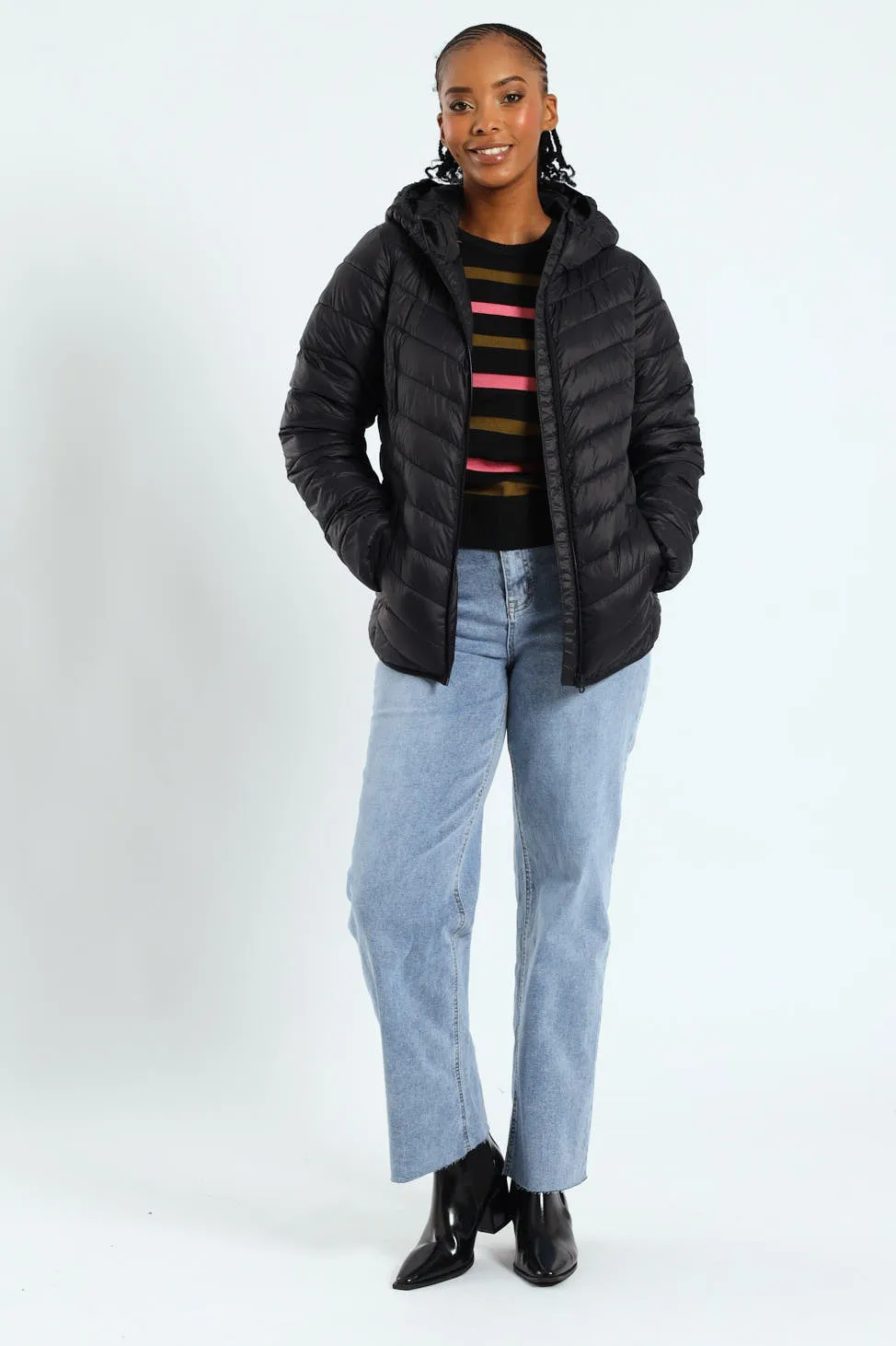 Classic Hooded Puffer - Black sold by Edgars product image thumbnail 3