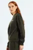 Long Sleeve Printed Screen Pullover - Dark Fatigue sold by Edgars