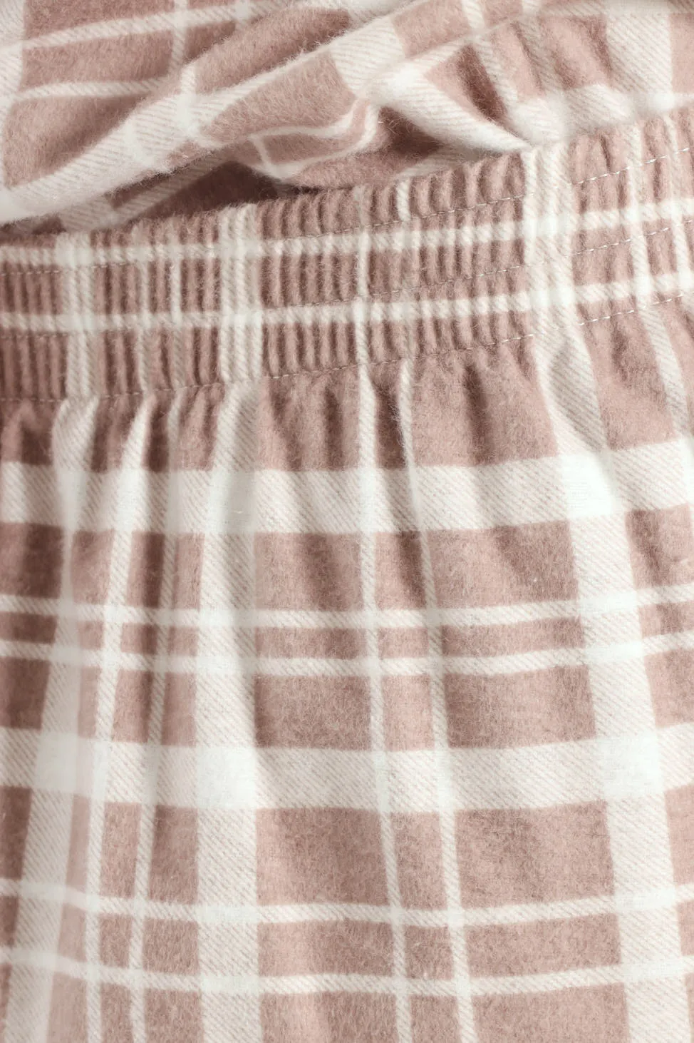 Flannel Check Button Through & Pants Set - Brown sold by Edgars product image thumbnail 2