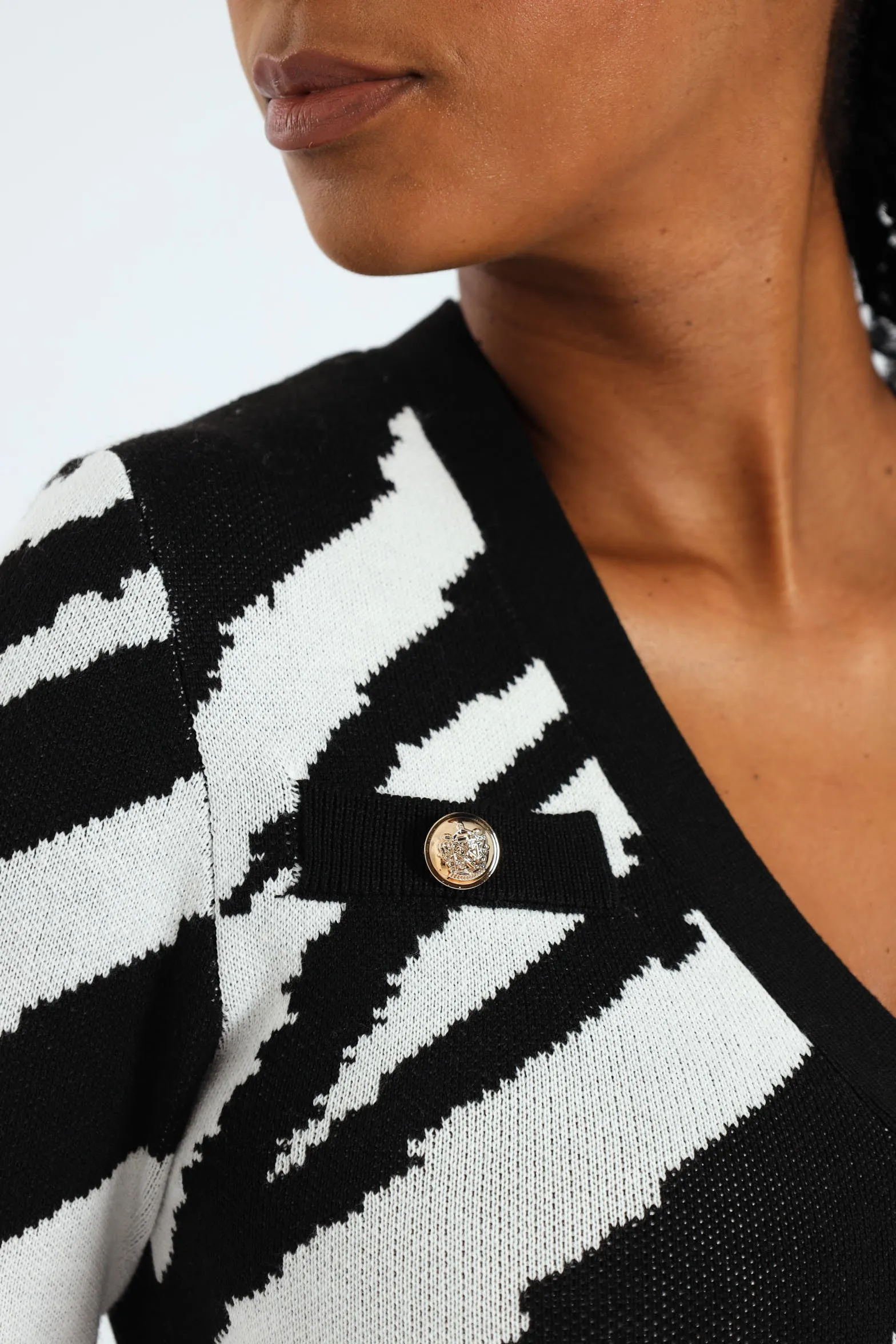 Zebra Preppy Bodycon Dress sold by Edgars product image thumbnail 2