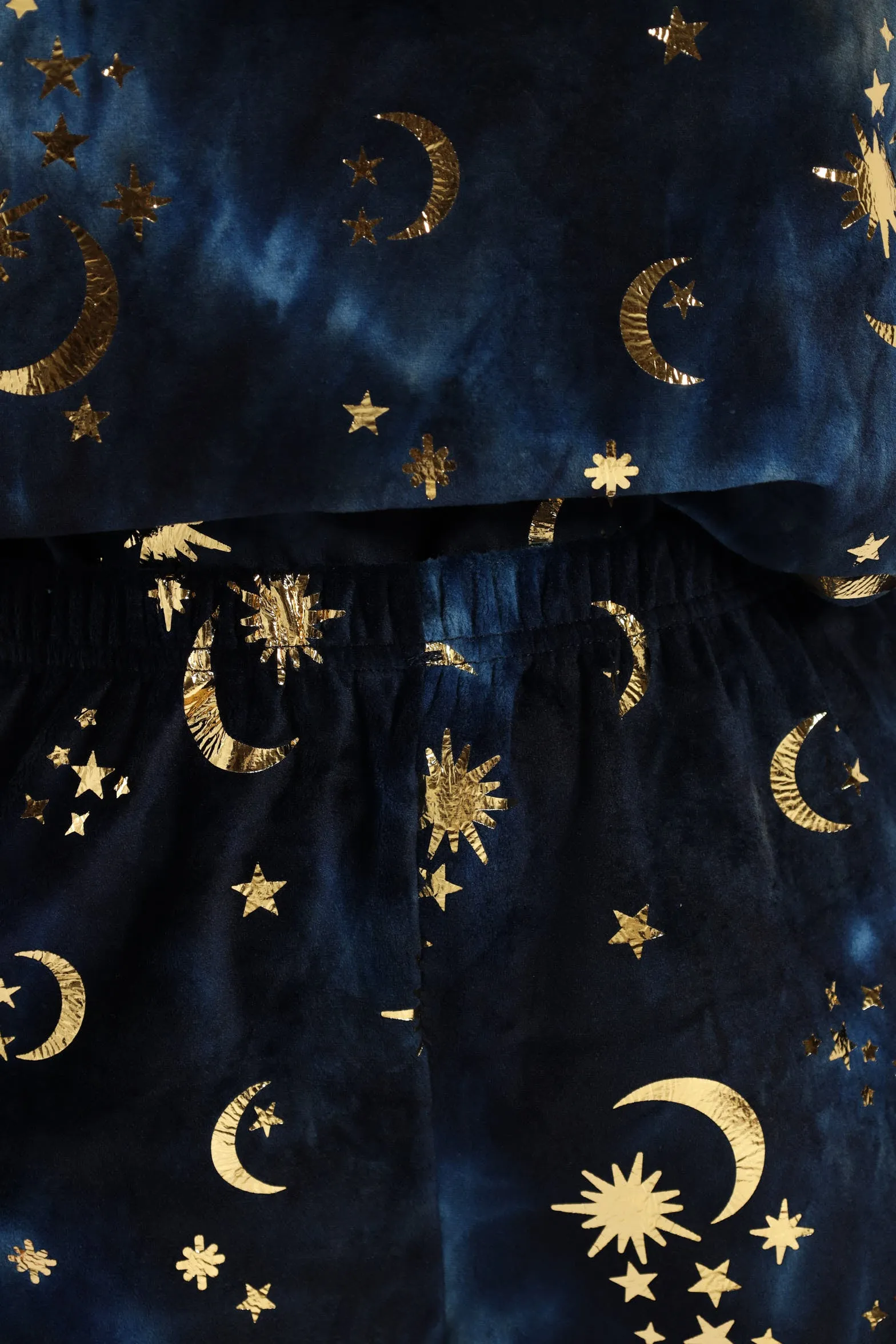 Long Sleeve Night Sky Velour Top & Pants Set - Navy sold by Edgars product image thumbnail 2