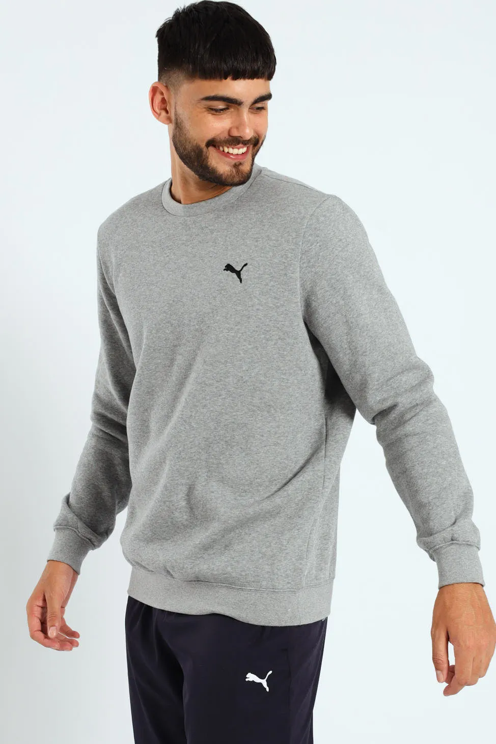 Essential Crew Fleece Top - Grey sold by Edgars