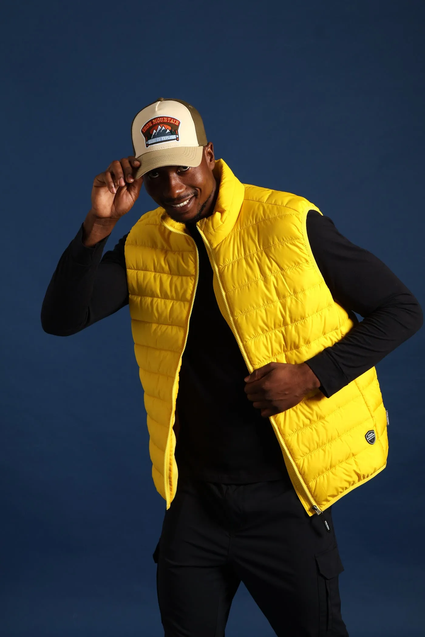 Puffer Gilet - Yellow sold by Edgars