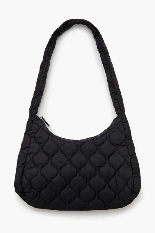 Quilted Tote Bag - Black sold by Edgars