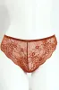 Lace High Waist Thong Panty - Rust sold by Edgars
