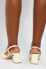 Pointy Block Heel - Off White sold by Edgars 