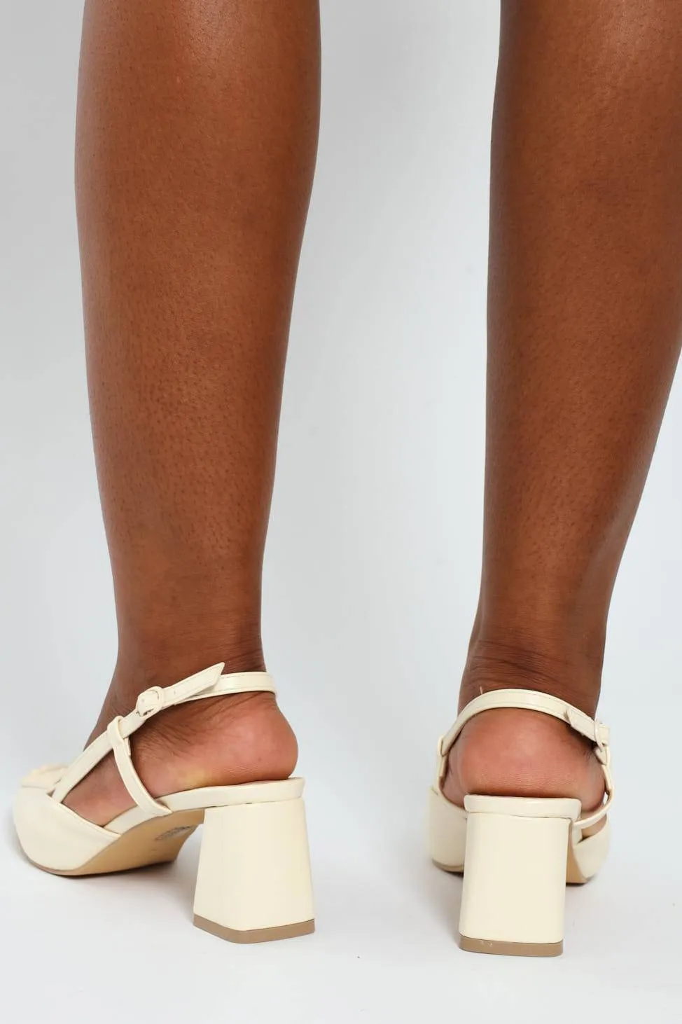 Pointy Block Heel - Off White sold by Edgars product image thumbnail 3