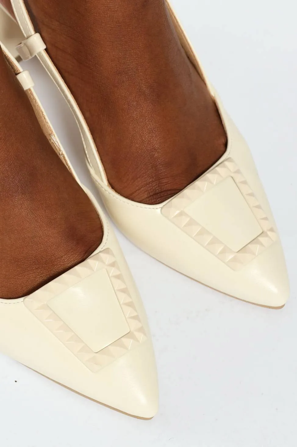 Pointy Block Heel - Off White sold by Edgars product image thumbnail 4