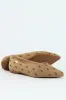 Jacquard Monogram Pointed Toe Pump - Stone sold by Edgars