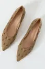 Jacquard Monogram Pointed Toe Pump - Stone sold by Edgars