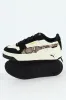Carina Street Snake Chic Sneaker - White/Black sold by Edgars