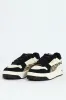 Carina Street Snake Chic Sneaker - White/Black sold by Edgars