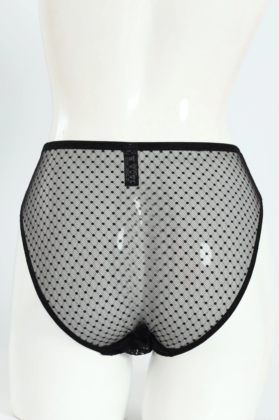 Dobby Mesh & Lace Bikini Panty - Black sold by Edgars product image thumbnail 2