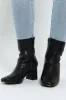 Square Toe Chelsea Boot - Black sold by Edgars