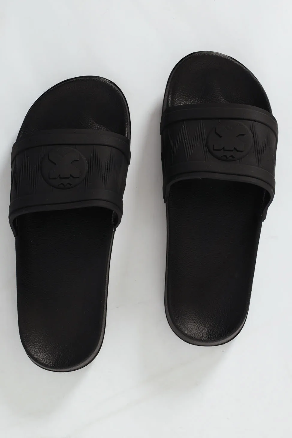 Rubber Upper Pool Slide - Black sold by Edgars