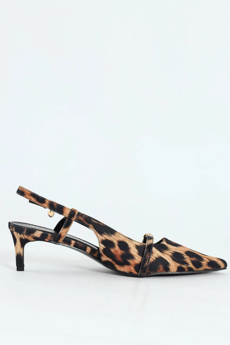 Buckle Pointed Toe Sling Back Heel - Animal Print sold by Edgars product image thumbnail 2