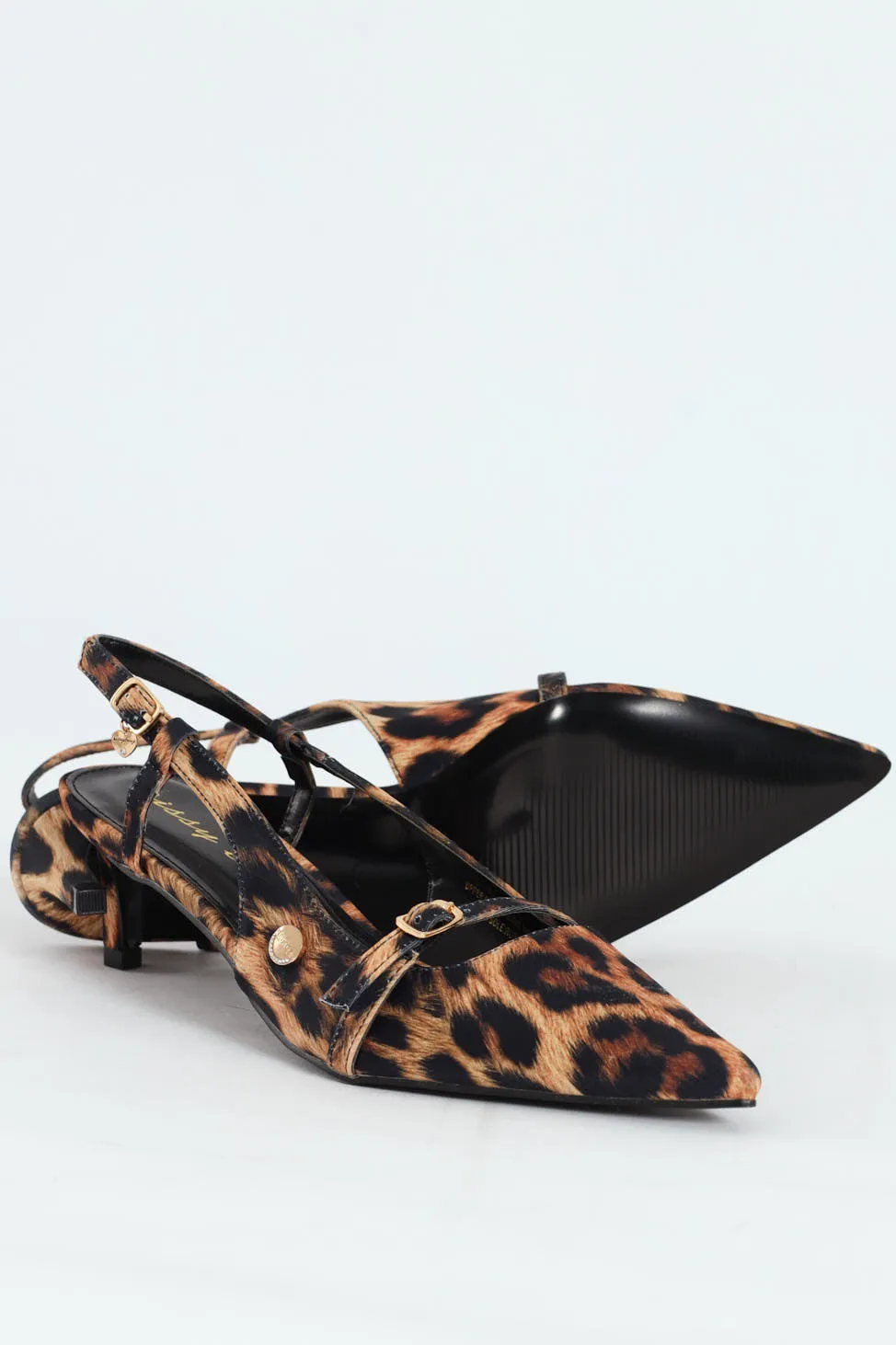 Buckle Pointed Toe Sling Back Heel - Animal Print sold by Edgars product image thumbnail 4
