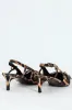 Buckle Pointed Toe Sling Back Heel - Animal Print sold by Edgars