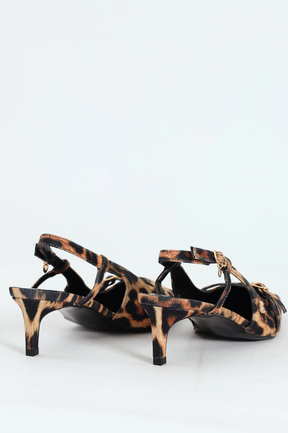 Buckle Pointed Toe Sling Back Heel - Animal Print sold by Edgars product image thumbnail 3