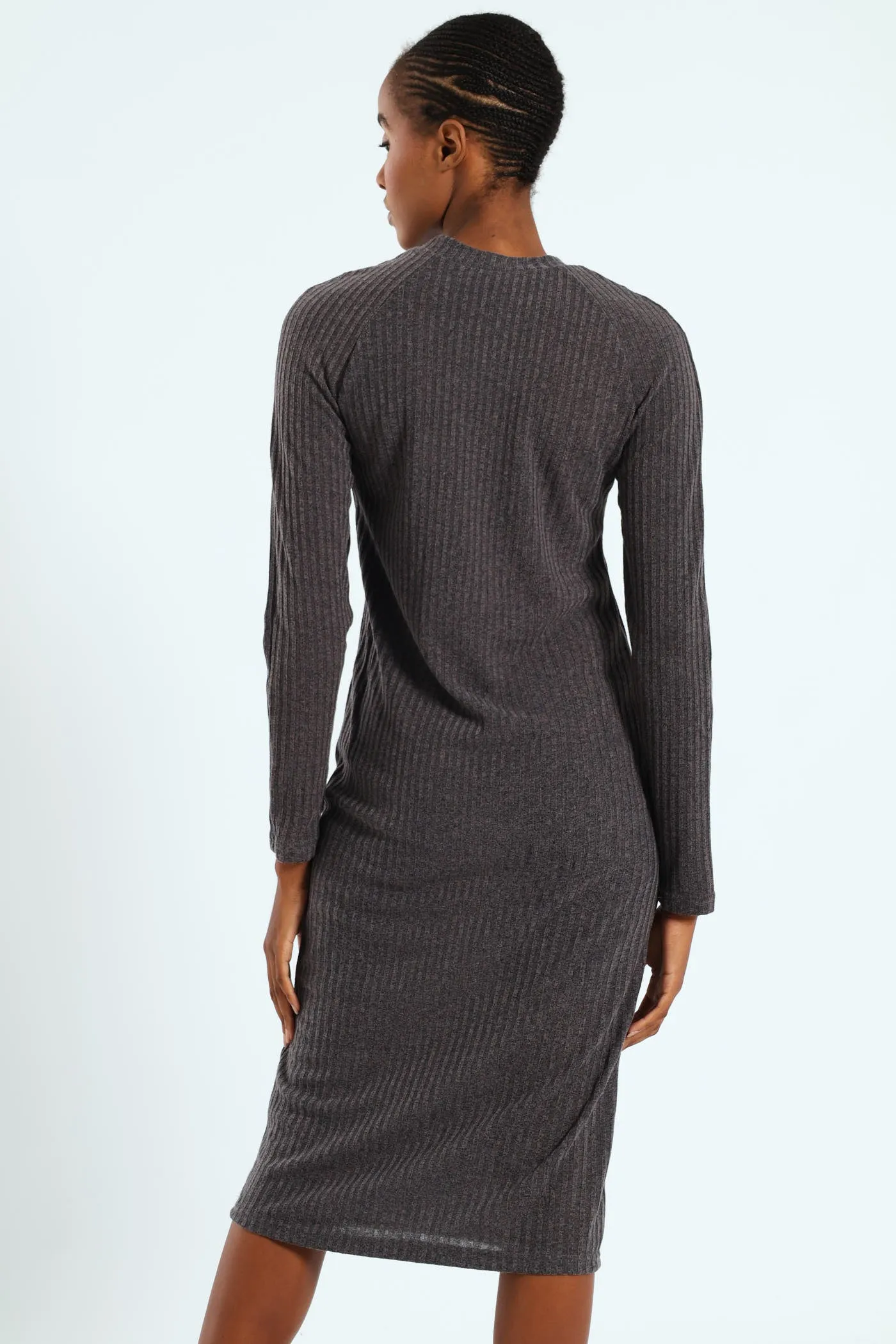 Raglan Turtleneck Cut & Sew Column Midaxi Dress sold by Edgars product image thumbnail 5