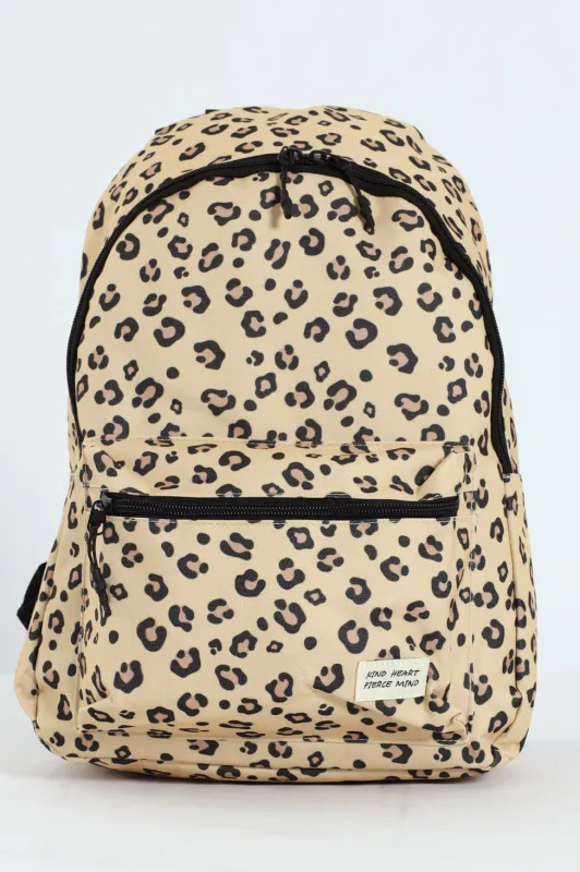 Girls Animal Print Backpack sold by Edgars