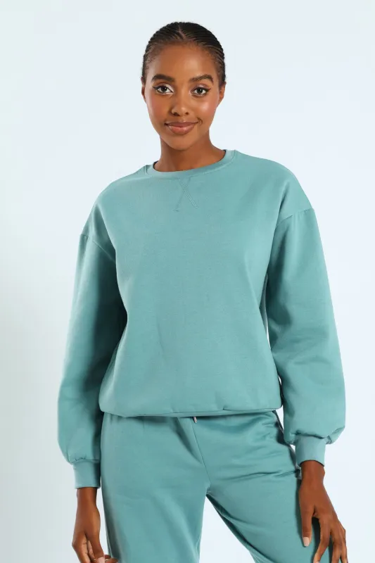 Plain Pullover - Dusty Blue sold by Edgars
