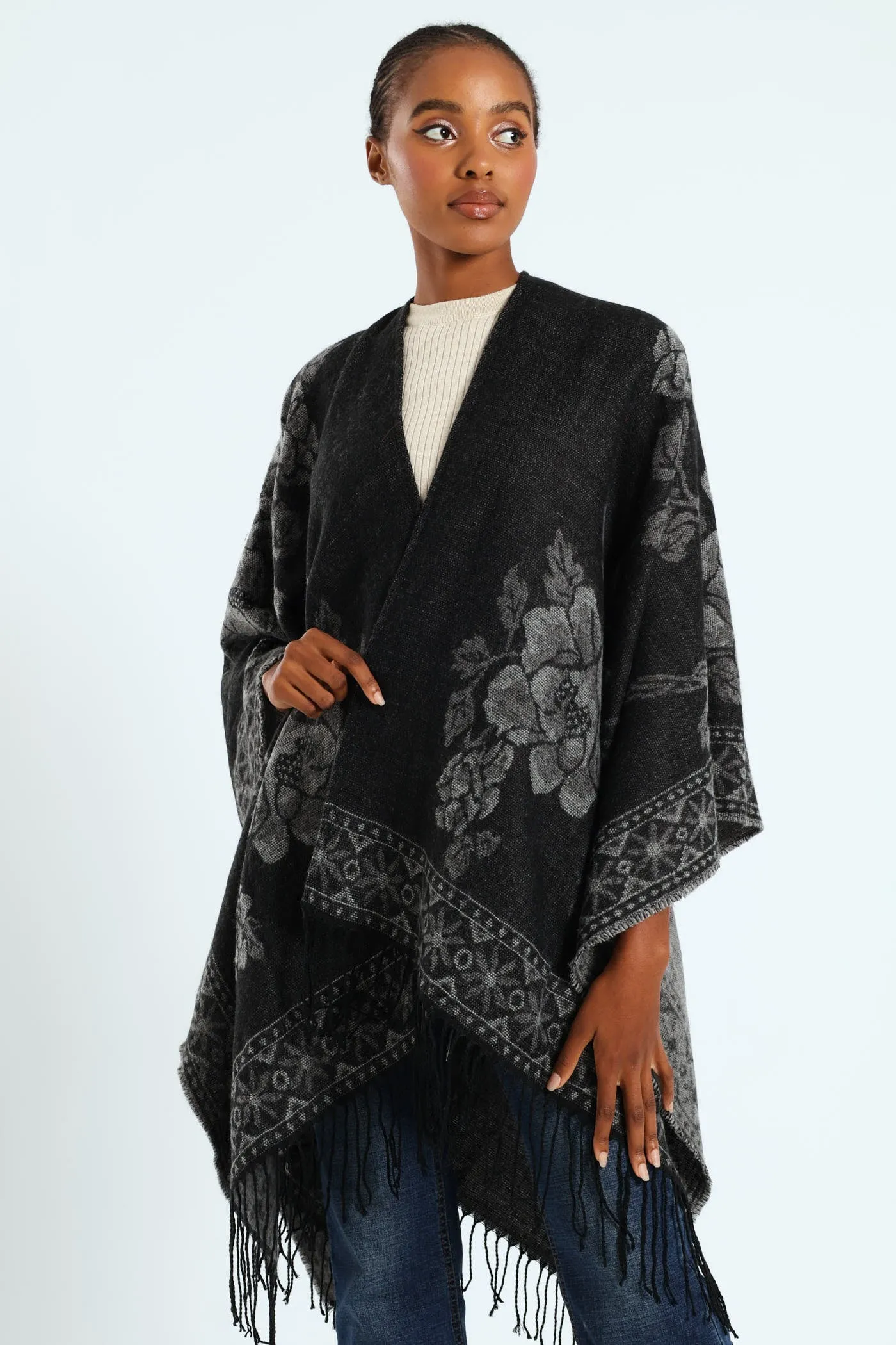 Floral Wrap - Dark Grey sold by Edgars product image thumbnail 3