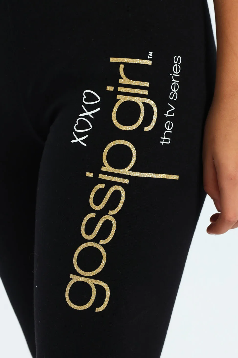 Girls Gossip Girl Leggings - Black sold by Edgars product image thumbnail 4