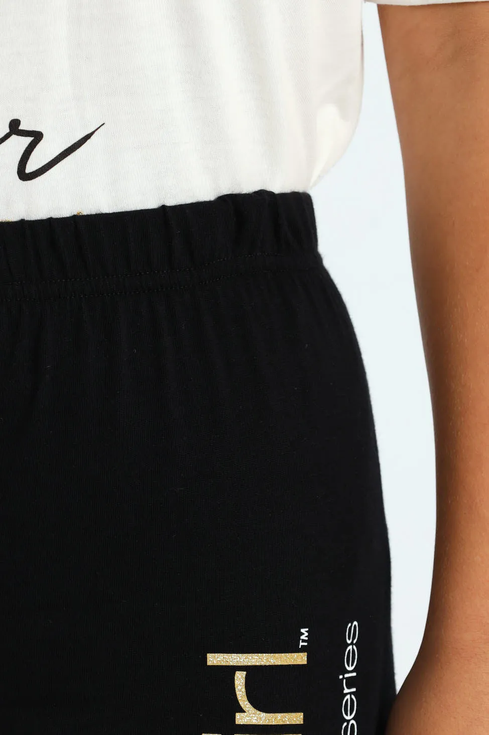 Girls Gossip Girl Leggings - Black sold by Edgars product image thumbnail 5