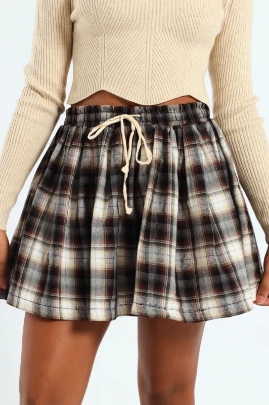 Girls Check Skort sold by Edgars