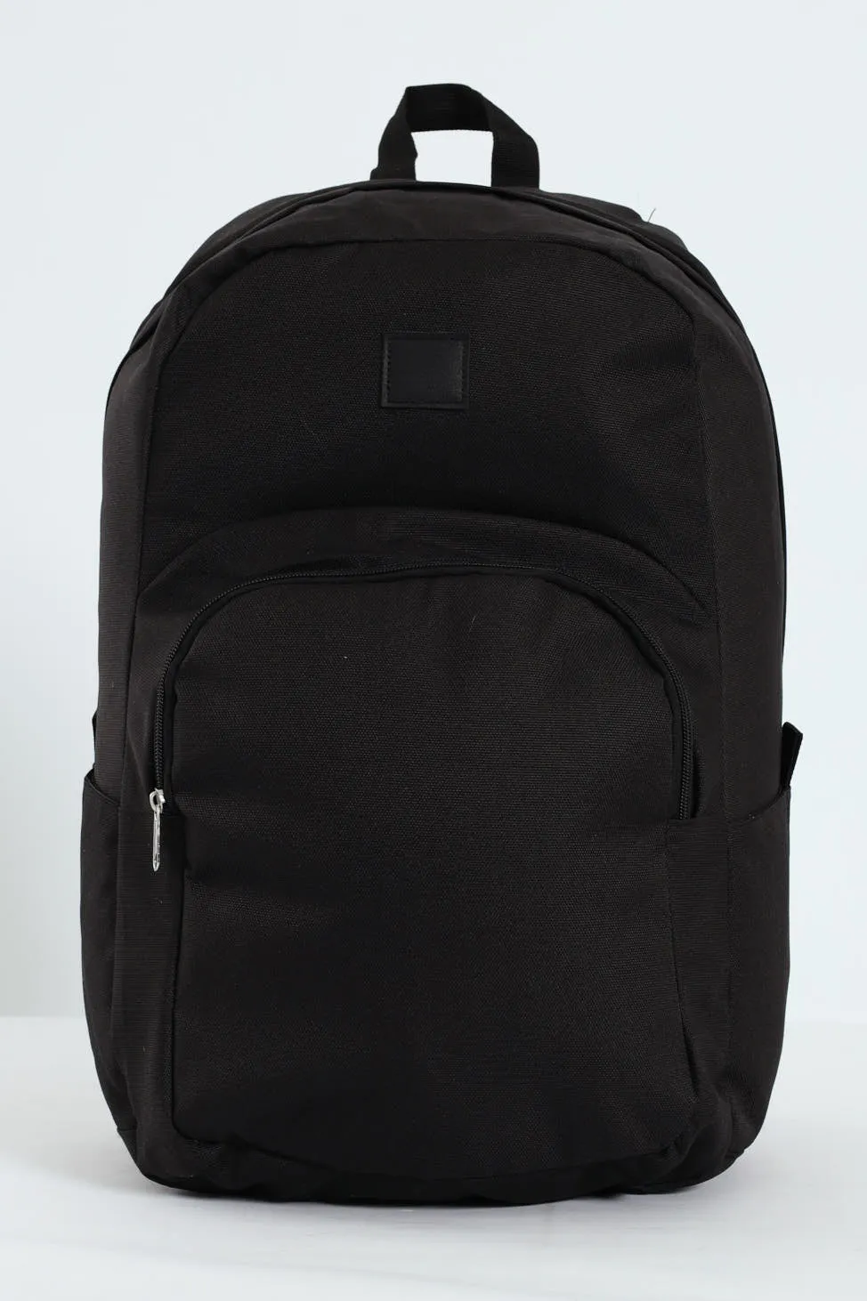 Basic Front Pocket Backpack - Black sold by Edgars