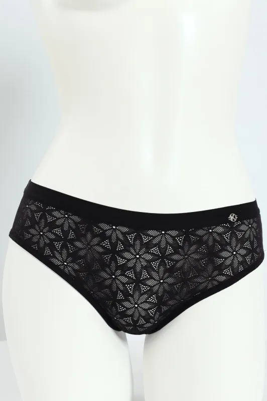 3 Pack Microfibre & Lace Low Rise Boyleg Panties sold by Edgars